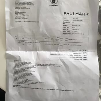 Paul Mark Eksik Ürün Gönderimi Ve Paket Üzerindeki Yanlış Adet Sayımı