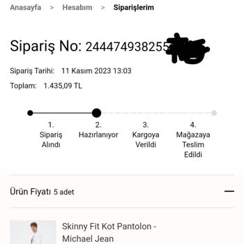 Koton Kargoya Verilmeyen Ürünler
