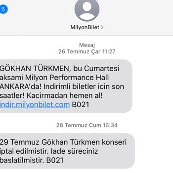 Milyon Bilet İptal Edilen Biletin Para İadesini 4 Aydır Yapmıyor