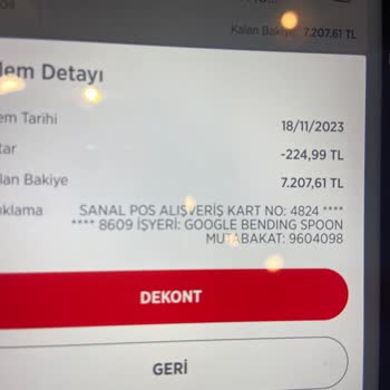 Remini İzinsiz Kartımdan Para Çekti