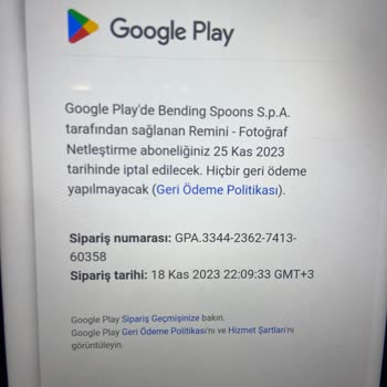 Remini İzinsiz Kartımdan Para Çekti
