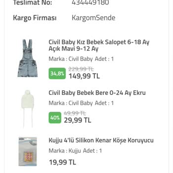 Civil Mağazacılık Sipariş İptali Web Ve Mobil Uygulamada