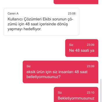 Yemeksepeti'nden Verdiğim Sipariş