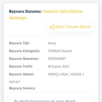 Toroslar Elektrik Dağıtım Saat Yandığı Halde Gelmeme