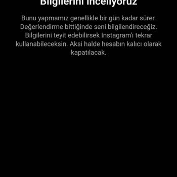 Instagram Hesabımı Askıya Aldı