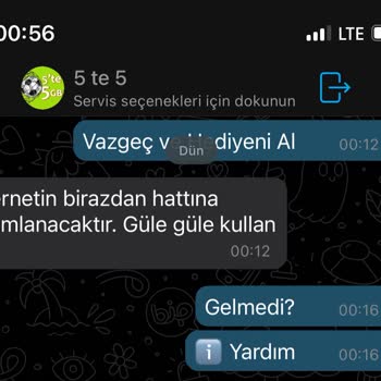 BİP 5te5 Hediyem Gelmedi