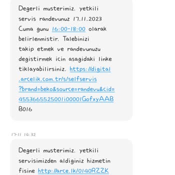 Beko Kurulum Yapılmayan Ürün
