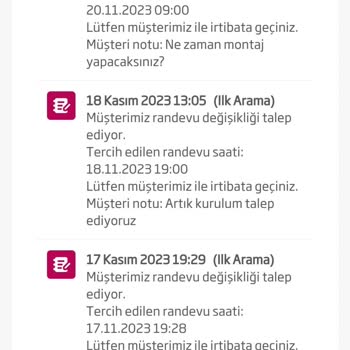 Beko Kurulum Yapılmayan Ürün