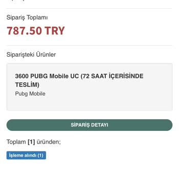 enucuzpubg.com Teslimat Ve İletişim Sorunu