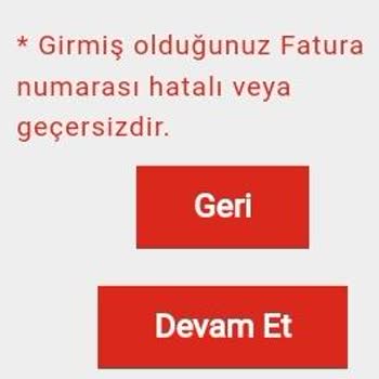 Hepsiburada D-Market Fatura Numarası Hatası
