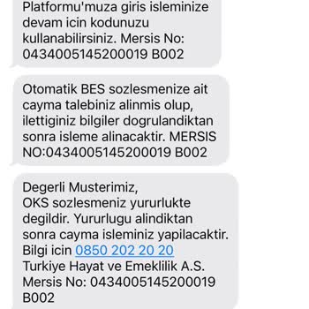 Türkiye Hayat Emeklilikten Çıkamıyorum