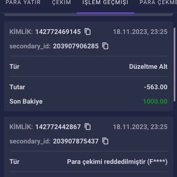 Kazancım Silindi Mislibet258