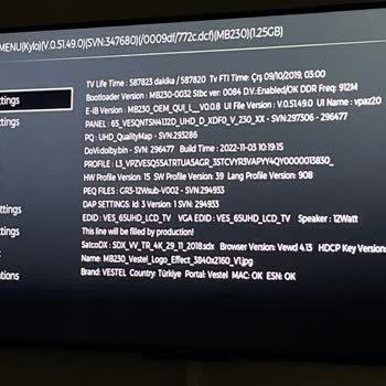 Vestel TV Dev Pişmanlık