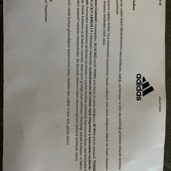 Adidas Ayıplı Ürün Pişmanlıktır