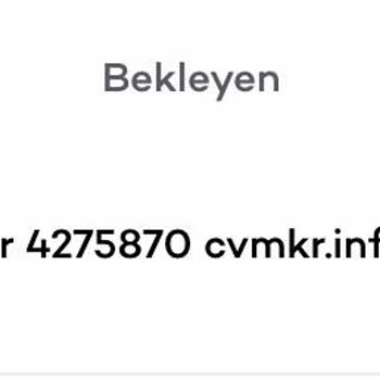 CV Maker Sitesi Hesabımdan Habersiz Para Çekmiş