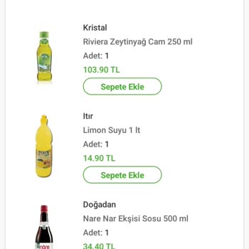 Mandalin Market Ürün Teslim Edilmedi