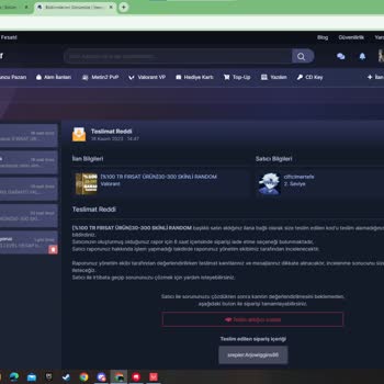 itempazar.com İtem Pazardan Hesap Aldım Sorunlu Çıktılar Para Hala Gelmedi