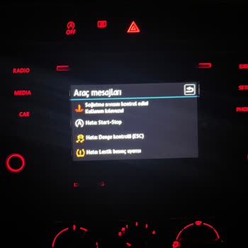 Volkswagen © Hata: ABS/Denge Kontrolü (esc) © Hata: Start-Stop