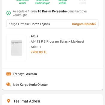 Horoz Lojistik Uzayan Kargo Süresi