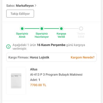 Horoz Lojistik Uzayan Kargo Süresi