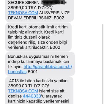 Teknosa Kartımdan Yapılan Haksız Alışveriş