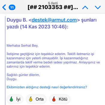 Armut İş Talep Ücreti.