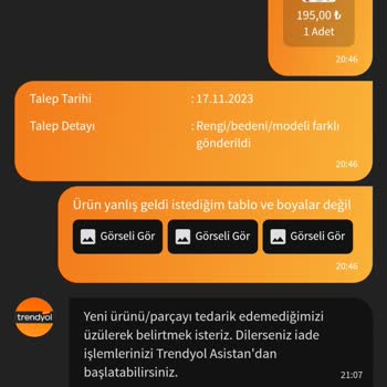 Trendyol Yanlış Ürün Hayal Kırıklığı Yarattı