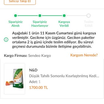 Sendeo Kargo Ulaşmaması Bilgi Yoksunluğu