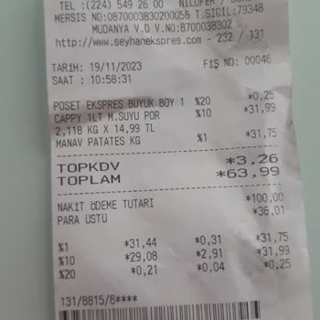 Seyhan Ekspres Bozuk, Çürümüş Patates...