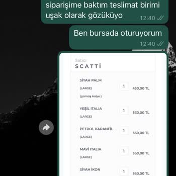 Scattiman Sayfasının Ürünlerimi Göndermemesi