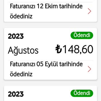 Vodafone Tarife Değişikliği Hk.