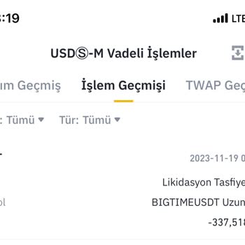 Binance Likidasyon Ücreti Alıp Liq Olmayacak İşlemi Lig Ediyorlar