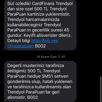 QNB Finansbank ParaPuan Verilip Geri Alınması