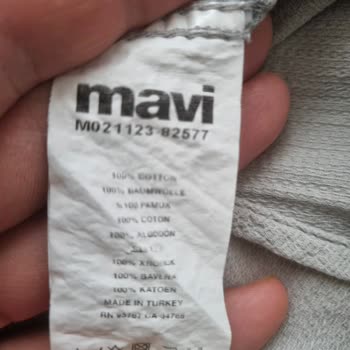 Mavi Gömlek Ürün Kalitesi