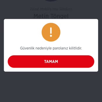 Ziraat Bankası Şifrem Güvenlik Nedeniyle Kilitlidir