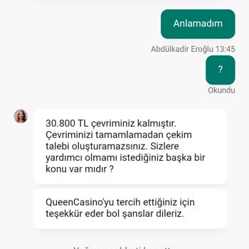 Queencasino Bonus Beklerken Çevrim Şoku!