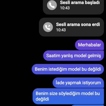 quattrosaat (Instagram) İstediğim Saat Modelinin Gelmemesi Ve Geri Dönüş Yapmamaları