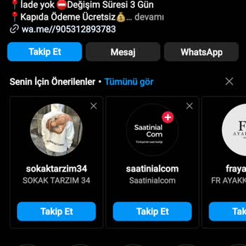 quattrosaat (Instagram) İstediğim Saat Modelinin Gelmemesi Ve Geri Dönüş Yapmamaları