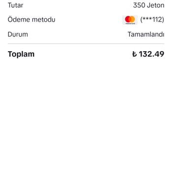 TikTok Jetonlar Hesabıma Düşmüyor