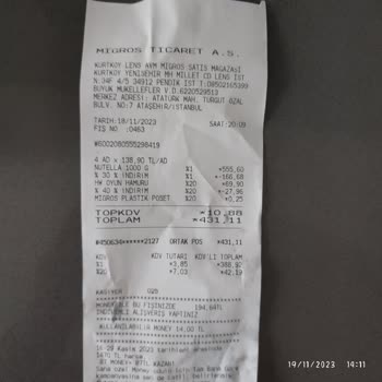 Migros Sanal Market Lens Mm Mağazası