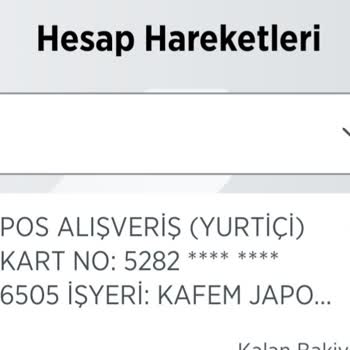 Kafem Konya Yanlış Hesap Aldılar