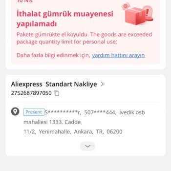Aliexpress Aldığım Ürünler Gelmedi