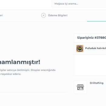 Drilltafting Siparişimin İptal Edilmesini İstiyorum