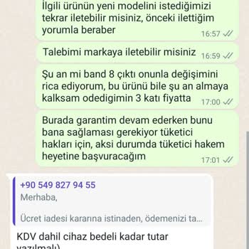 Xiaomi Mı Band 6 Arızası Üzerine Xiaomi'nin Çözüm Bulamaması