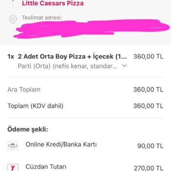 Yemeksepeti Siparişimde İndirim Uygulanmadı