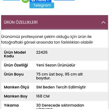 Onuk Giyim Aldığım Ürünün Gelen Ürünle Alakası Yok