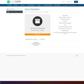Serverkurma.com Server Kurma Sunucu Kiralama Sitesinden Aldığım Sunucu Aktif Olmadı