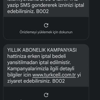 Turkcell Fatura İptali Yapılmasına Rağmen Fatura Kesiyor