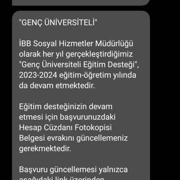 İbb Genç Üniversiteli Bursu