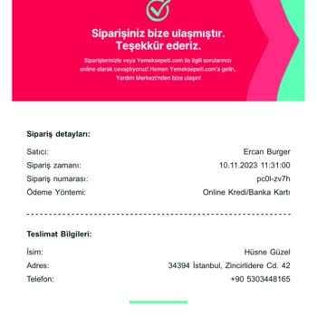 Yemek Sepeti Para İadesi Yapmıyor
